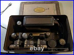 1920s Atwater Kent model 40 Metal Bread Box Tube Radio ANTIQUE-Vtg clean 17x10