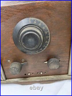 1921 Henry Johnson made Tube Radio. Vintage, antique ULTRA RARE Find. READ