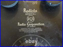 1923 RCA Radiola Special 1-Tube Radio with fitted case, radio works