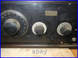 1925 1st version Miraco Ultra5 TRF radio, Ham Estate, Great Decal, silver dials 1925 1st version Miraco Ultra5 TRF radio, Ham Estate, Great Decal, silver dials