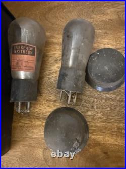 1925 Freed-Eisemann FE-15 Neutrodyne 5-Tube Radio + Extra Tubes Knobs Untested