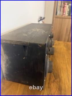 1925 Freed-Eisemann FE-15 Neutrodyne 5-Tube Radio + Extra Tubes Knobs Untested