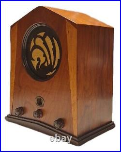 1930 Jackson Bell 62 Swan Cathdral TRF Radio Restored, Works