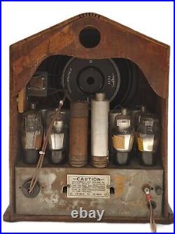 1930 Jackson Bell 62 Swan Cathdral TRF Radio Restored, Works