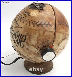 1930's-40's Antique Trophy Official League Ball Baseball Globe Tube Radio RARE