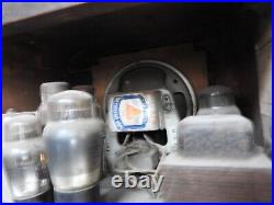 1930's Amrad Tube Radio Model F-516 Vintage Tombstone Nice Cabinet Not Working