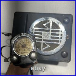 1930's Vintage TRUETONE 6C13 Classic tube Radio Mid-century Modern Art Deco 6C14