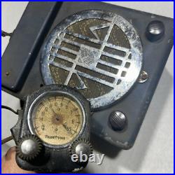 1930's Vintage TRUETONE 6C13 Classic tube Radio Mid-century Modern Art Deco 6C14