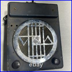 1930's Vintage TRUETONE 6C13 Classic tube Radio Mid-century Modern Art Deco 6C14