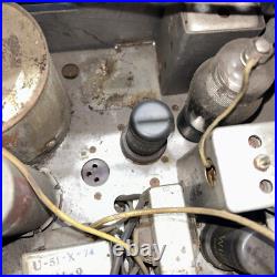 1930's Vintage TRUETONE 6C13 Classic tube Radio Mid-century Modern Art Deco 6C14