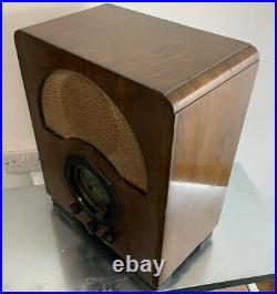 1930s Derwent Valve Radio Art Deco Tube Vacuum Vintage
