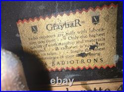 1931 Graybar Graybarette 4 GB4 Cathedral Tube Radio Vintage Antique RCA
