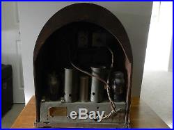 1933 Vintage Philco Superheterodyne tube radio model 19 working but needs work