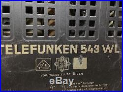 1935 VINTAGE ORIGINAL TELEFUNKEN U-Bahn U 543 WL hard to find tube radio