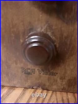 1935 Vintage RCA Victor Tube Radio Model T6-1 Tombstone AM/SWithPolice Band Radio