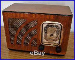 1937 Restored Vintage Philco AM Broadcast Table Radio OUTSTANDING