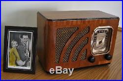1937 Restored Vintage Philco Model 38-12 AM Broadcast Table Radio OUTSTANDING