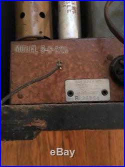 1938 Zenith AM Radio Model 5S228 Working Needs TLC Help Repair Work 5-S-228 VTG