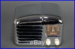 1939 Vintage Art Deco Chrome ARVIN Model #502 Tube Radio