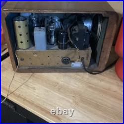 1939 Vintage Zenith Radio 5 S319 Wood Cabinet Tabletop Tested Works Beautifully