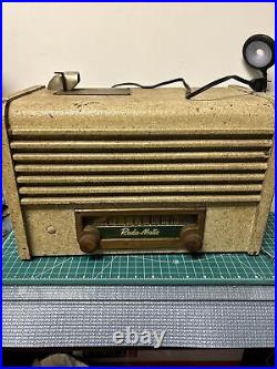 1940's, 50's Vintage Motel Coin Operated Radio Matic General Electric Not Works
