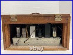 1940's Vintage Meissner Wooden Tube Radio Model K9 10-1199