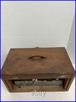 1940's Vintage Meissner Wooden Tube Radio Model K9 10-1199
