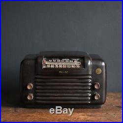 1940s American Bakelite Radio Vintage Tube Radio Philco 48-464 (1948)