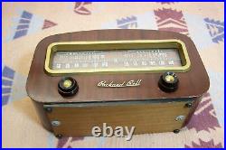 1940s NICE VINTAGE PACKARD BELL STATIONIZED 602 TUBE RADIO DECO LOOKING PRE MP4
