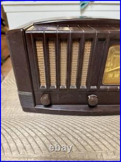 1940s Stromberg Carlson MODEL 1100 Vacuum Tube Radio Bakelite Vintage Working