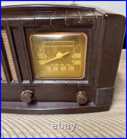 1940s Stromberg Carlson MODEL 1100 Vacuum Tube Radio Bakelite Vintage Working