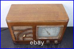 1940s Stromberg-Carslon Vintage Vacuum Tube Radio Bakelite Working 217204