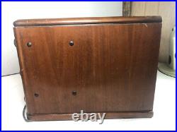 1940s Vintage Philco Tube Radio and Record Player, Wooden Case, Model 46-1203 1940s Vintage Philco Tube Radio and Record Player, Wooden Case, Model 46-1203