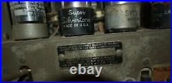 1941-42 Antique Table Top Tube Radio, Sears Silvertone Radionet Model #7038