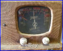 1941 Vintage Zenith Wave magnet radio model 6A-19 in working condition