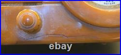 1945 FADA 1000 BULLET CATALIN RADIO Rare Butterscotch Turns On Light Works