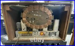 1946 Gilfillan Radio Model 66-A Vintage Tube AM Radio Claro Walnut Cabinet 1946 Gilfillan Radio Model 66-A Vintage Tube AM Radio Claro Walnut Cabinet
