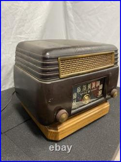 1946 Vintage General Electric Model 202 Tube Radio Works