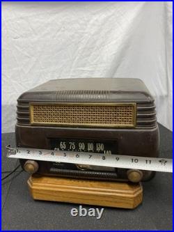 1946 Vintage General Electric Model 202 Tube Radio Works