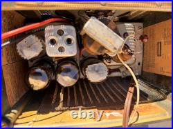 1947 1948 Silvertone 8000 Miniature Table Top Tube Radio Rare Vintage Restored