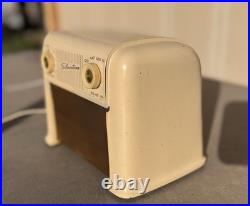 1947 Silvertone 8000 Mini Table Top Tube Radio Vintage Restored With Bluetooth