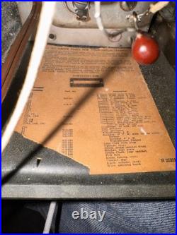 1947 Silvertone 8000 Mini Table Top Tube Radio Vintage Restored With Bluetooth