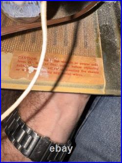 1947 Silvertone 8000 Mini Table Top Tube Radio Vintage Restored With Bluetooth