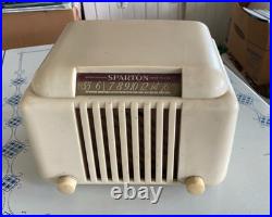 1947 Sparton 5-AI-16 Vintage Radio / Ivory Working