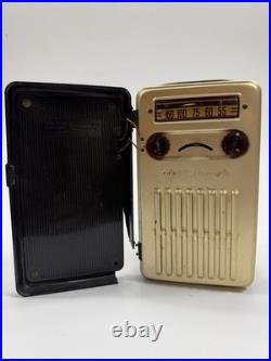 1949 Automatic Radio Tom Thumb Buddy Portable Tube Radio Boston Vintage Untested
