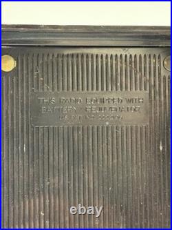 1949 Automatic Radio Tom Thumb Buddy Portable Tube Radio Boston Vintage Untested
