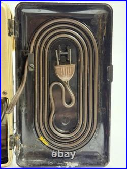 1949 Automatic Radio Tom Thumb Buddy Portable Tube Radio Boston Vintage Untested