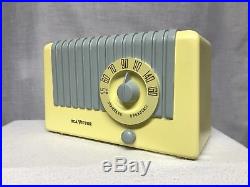 1950 RCA Victor Nipper Model Vintage Tube Radio With iPhone/Bluetooth Input