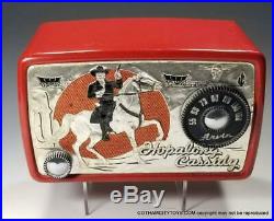 1950 Vintage Arvin HOPALONG CASSIDY RADIO with Scarce ORIGINAL COLOR CODED BOX