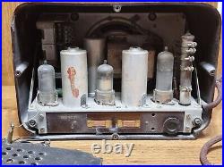 1950's VINTAGE TUBES RADIO EUMIG 326 AC/DC SET 110/125/150/220V WAVE BANDS LWithMW